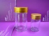 medicine containers with aluminum cap and clear bottle