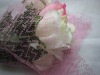 mesh flower wrapping