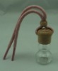 mini perfume glass bottle with wood lid