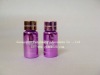 mini rose oil glass bottle in purple