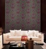 modern red flower wallpaper printing service