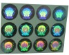 multi-color security holographic sticker