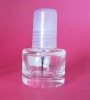 nail polish glass bottle with brush and cap