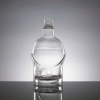 new design boston round glass bottle for vodka 500ml