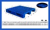 new material stable plastic pallet with steel tube-1210CB-B