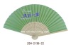 newest bamboo  hand fan for gift and  decoration