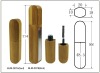 oblate bamboo cosmetic tubes