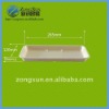 oblong biodegradable disposable bagasse supermarket paper food tray