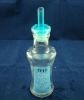 oil glass bottle with plastic oil dropper dispenser