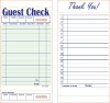 one-part guest check