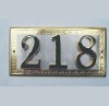 outdoor number nameplate