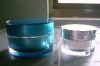 packaging acrylic cosmetic jar 30g,50g& straight round cosmetic containers