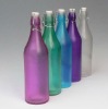 painting glass water bottles