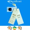 paper apparel label and hang tags with seal