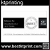 paper business card design and Printing