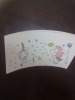 paper cup fan sheet/sleeve/piece / body