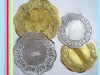 paper doilies (gold and silver)