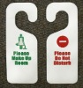 paper hotel door hanger printing