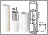 paper lipbalm tube / lipstick container