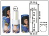 paper lipstick tube / lip balm tube