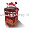 paper supermarket rack for beverage display