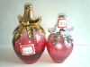 per-shaped color glass perfume bottle with UV cap