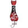 perfume glass bottle with cat and flower shape