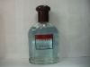 perfume glass bottle with shiny plastic  cap and sprayer 100ml