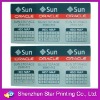 permanent self adhesive labels stock