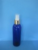 pet blue cosmetic spray bottle