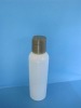 pet white cosmetic bottle with disc cap