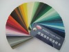 pigment color card