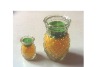 pineapple shaped glass jar