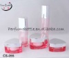 pink cosmetic glass jars for women