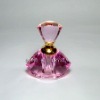 pink crystal perfume bottle