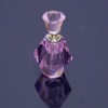 pink crystal perfume bottle