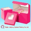 pink heart shape design pastry box