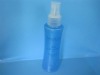 plasitc blue cosmetic bottle