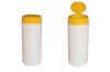 plastic bottle / wet wipes canister