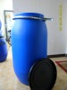 plastic bucket with black lid 160L