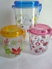 plastic canister/ kitchenware cansiter/candy canister