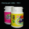 plastic chewing gum bottle40ml-200ml with tear off cap(plastic capsule jars,plastic vitamin container)