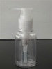 plastic clear 100ml pump bottle