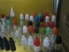 plastic colorful e-liquild bottles