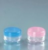 plastic  cosmetic jar for different volume