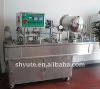 plastic cup filling and sealing machine