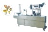 plastic cup filling sealing cutting machine