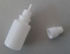 plastic eye drop bottle with tamper evident cap