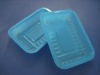 plastic meat/seafood/fast-food/fruit/snack tray/plate/dish