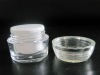 plastic pet clear cosmetic jar